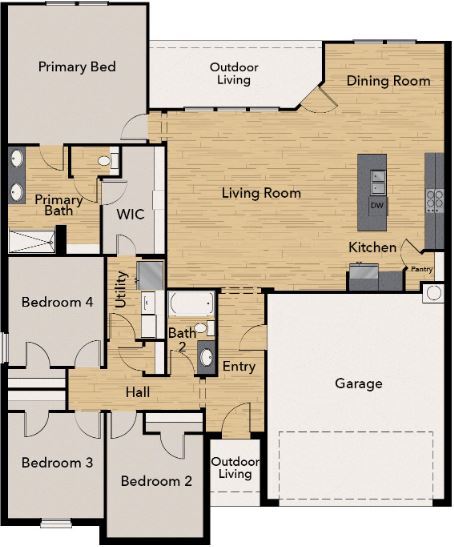 Flex Plan floorplan