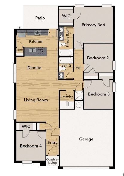 Flex Plan floorplan