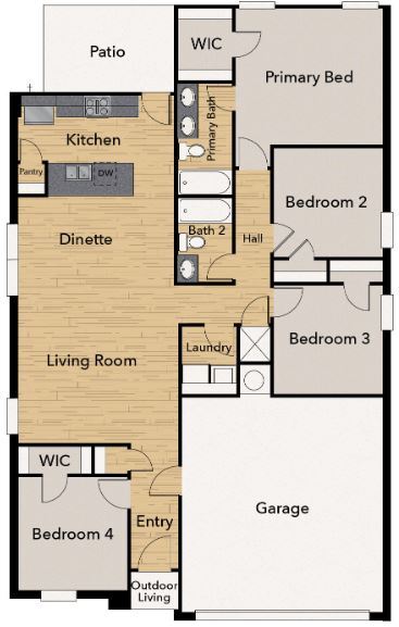 Flex Plan floorplan